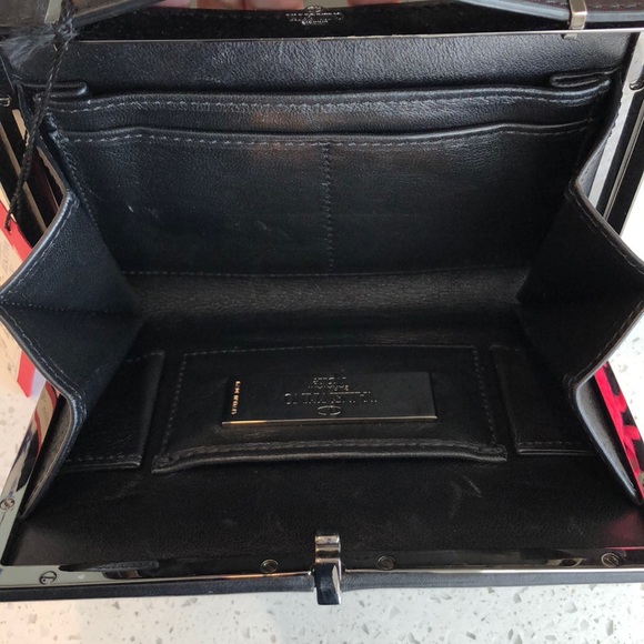 NEW Valentino Rockstud Studded Minaudiere Clutch - Picture 8 of 14